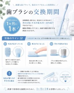 こんにちは⭐️
都立家政南口歯科です🦷
＝＝＝＝＝＝＝＝＝＝

歯ブラシ、交換できていますか？🪥

歯ブラシの交換目安は「1ヶ月に1本」。

毛先が広がった歯ブラシは、汚れを落とす力が低下し、歯ぐきへの負担にもつながります。

✓ 毛先が広がっている
✓ 弾力がなくなった
✓ 汚れや変色がある

こんなサインがあれば交換のタイミングです✨

毎日の歯磨きをより効果的にするために、「1ヶ月に1本」を習慣にしましょう😊

#都立家政南口歯科 #中野区の歯医者 #都立家政  #歯ブラシ #タイミング 
＝＝＝＝＝＝＝＝＝＝
🦷【都立家政南口歯科】🦷
〒165-0033
住所:東京都中野区若宮3丁目17-6
メゾンドグリシーヌ1階